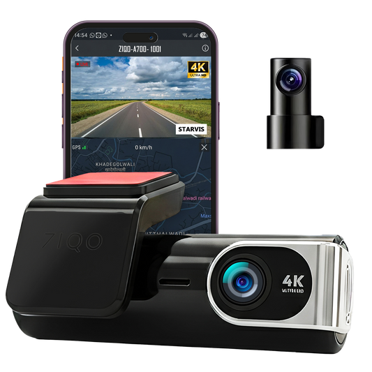 ZIQO A700 Dual STARVIS Dash Cam - 4K+2K