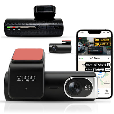 ZIQO A700 4K+2K Dual STARVIS Dash Cam