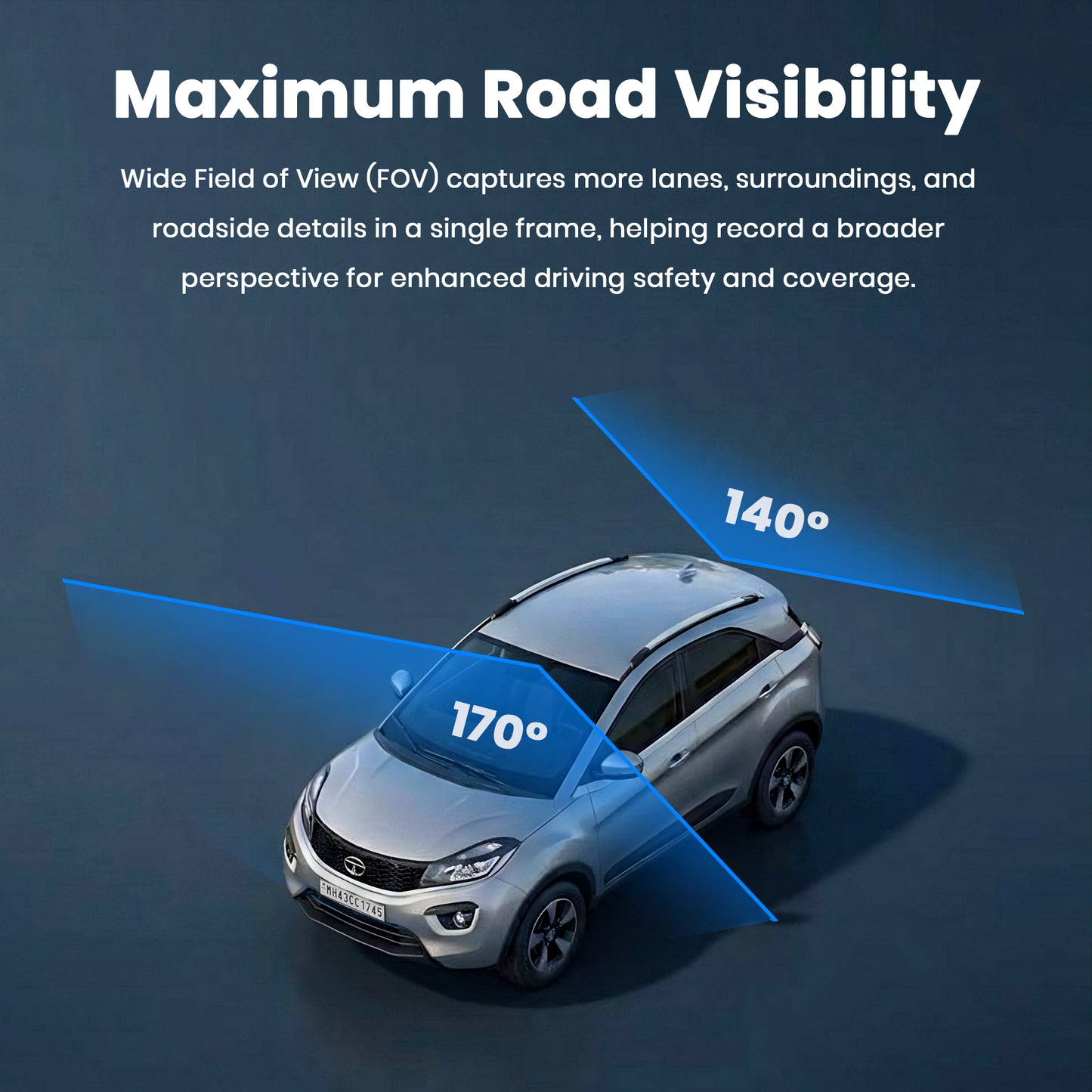 ZIQO A800 Premium Dual 4K Dashcam | Front 4K + Rear 2K with GPS & Dual Band Wi-Fi
