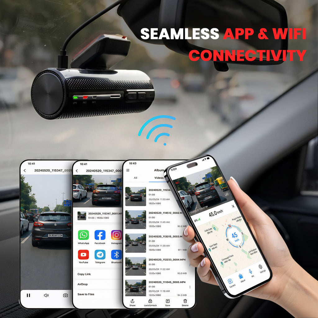 ZIQO A700 4K+2K Dual STARVIS Dash Cam