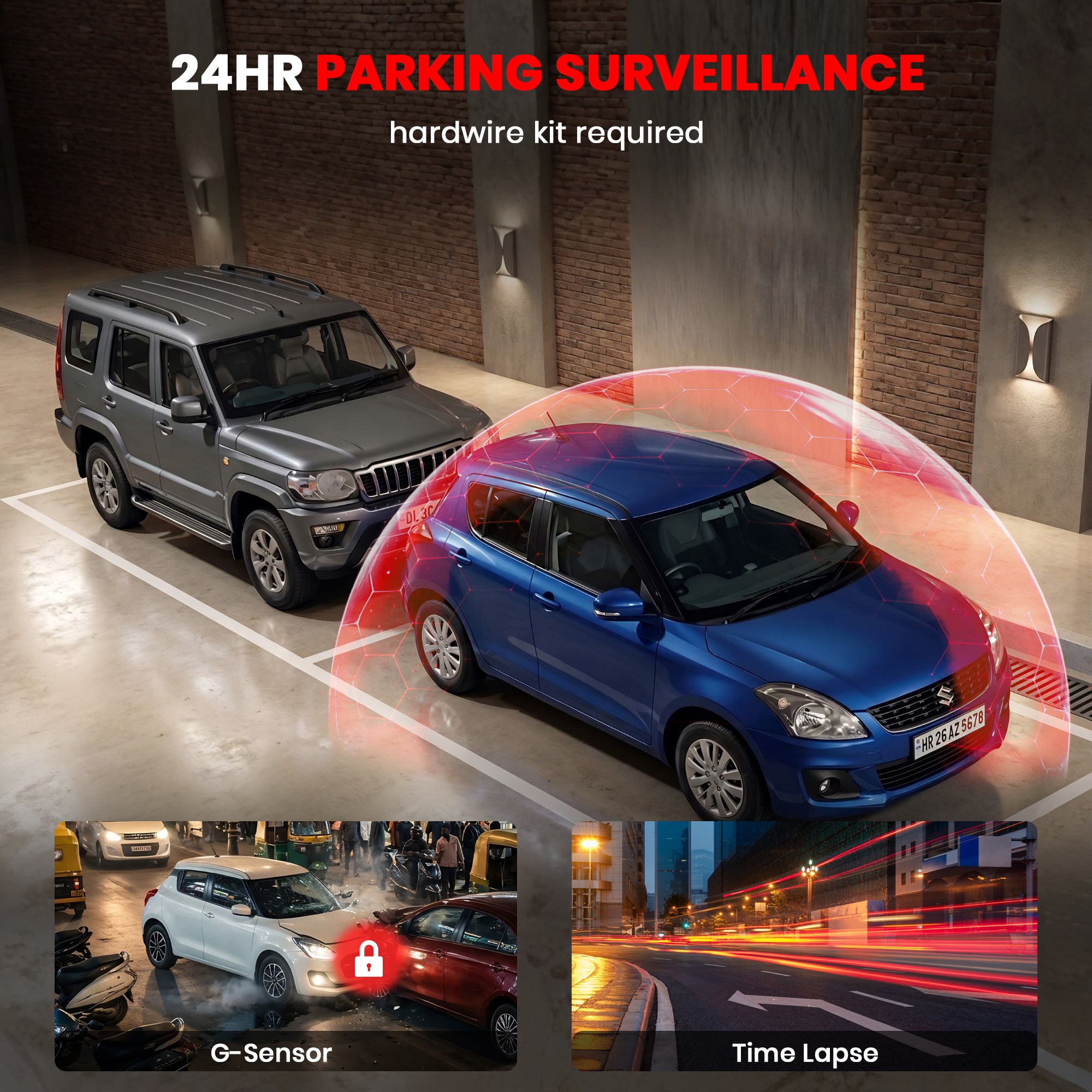 ZIQO A700 4K+2K Dual STARVIS Dash Cam