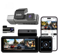 ZIQO T300 3-Channel 4K+2K+2K Starvis Dash Cam