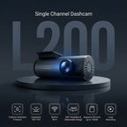 ZIQO L200 2K Front Dash Cam